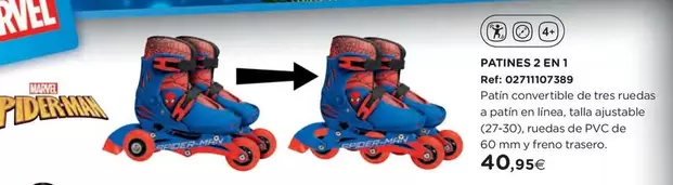Marvel - Patines 2 En 1