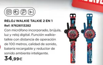 Reloj Walkie Talkie 2 En 1