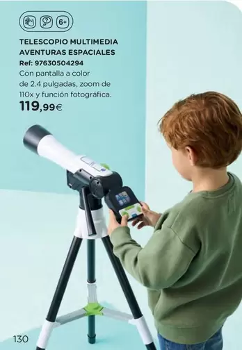 Telescopio Multimedia Avventuras Espaciales