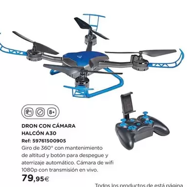 Giro - Dron Con Cámara Halcón A30