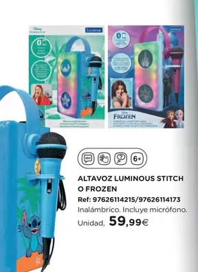 Frozen - Altavoz Luminous Stitch O
