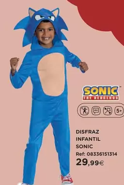 Sonic - Disfraz Infantil