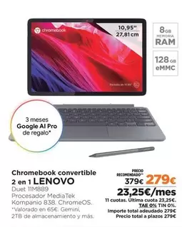Lenovo - Chromebook Convertible 2 En 1
