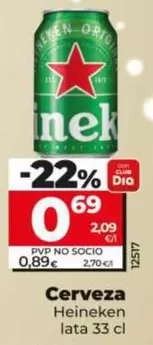 Heineken - Cerveza Lata 33 Cl
