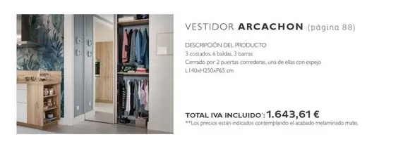 Total - Vestidor Arcachon