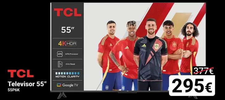 TCL - Televisor 55" 55p6k