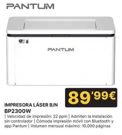Impresora Láser B/ N Bp2300w