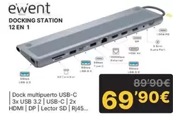 Ewent - Docking Station 12 En 1
