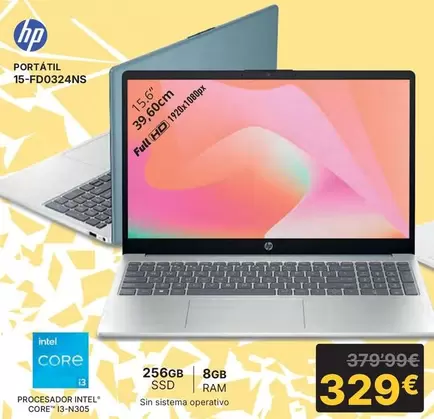 HP - Portatil 15-fd0324ns