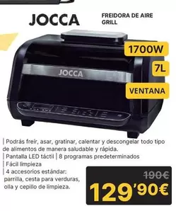 Jocca - Freidora De Aire Grill