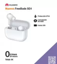 Huawei - Nuevos FreeBuds SE4