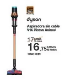 Dyson - Aspiradora Sin Cable V16 Piston Animal
