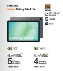 Samsung - Nueva Galaxy Tab A11+