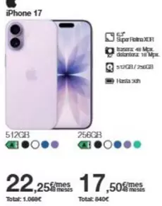 Total - Iphone 17