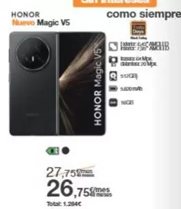 Honor - Nuevo Magic V5