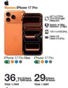 Total - Iphone 17 Pro Max Iphone 17 Pro