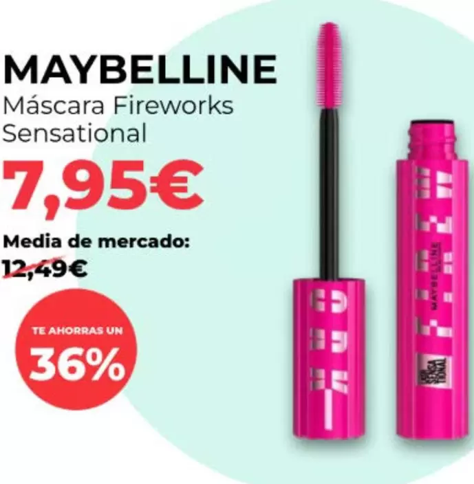 Maybelline - Máscara Fireworks Sensational