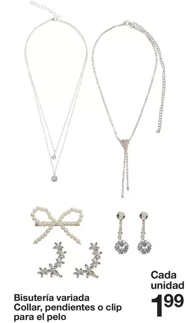 Bisuteria Variada Colliar, Pendientes O Clip Para El Pelo