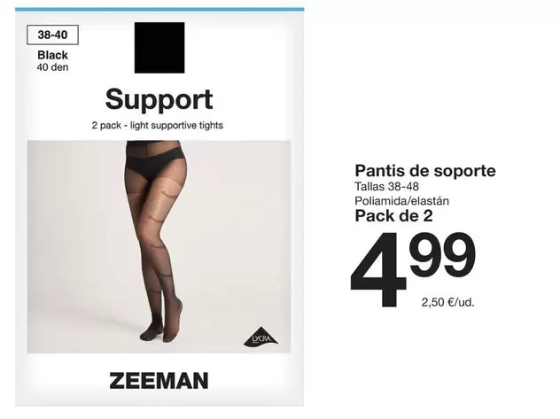 Lycra - Pantis De Soporte