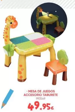 Mesa De Juegos Accesorio Taburete