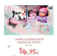 Muñeco Bonnie 35cm Parque De Juego