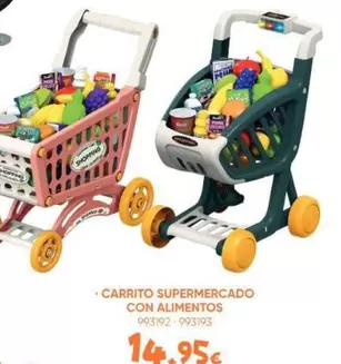 Carrito Supermercado Con Alimentos