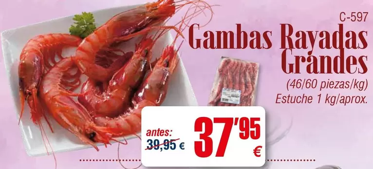 Gambas Rayadas Grandes