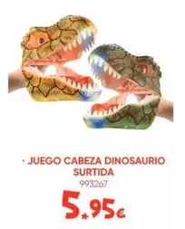 Juego Cabeza Dinosaurio Surtida