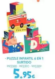 Puzzle Infantil 6 En 1 Surtido