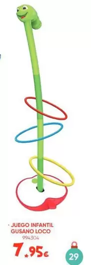 Juego Infantil Gusano Loco