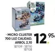 Micro Cluster 700 Luz Calidad. Arbol 2.1