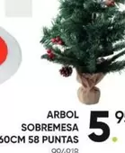 Arbol Sobremesa 60cm 58 Puntas