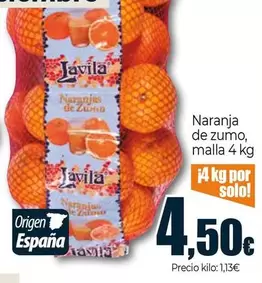 Naranja De Zumo