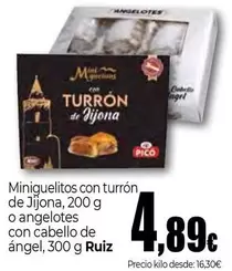 Ruiz - Miniguelitos Con Turrón De Jijona O Angelotes Con Cabello De Ángel