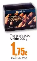 Unide - Trufas Al Cacao