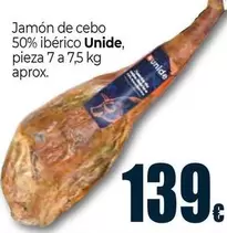 Unide - Jamón De Cebo 50% Ibérico 