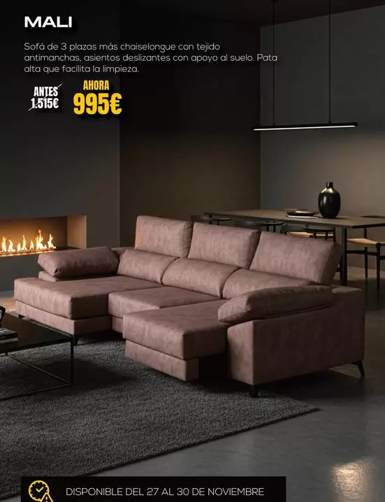 mali - Sofá De 3 Plazas