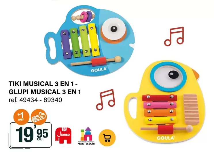 Goula - Tiki Musical 3 En 1