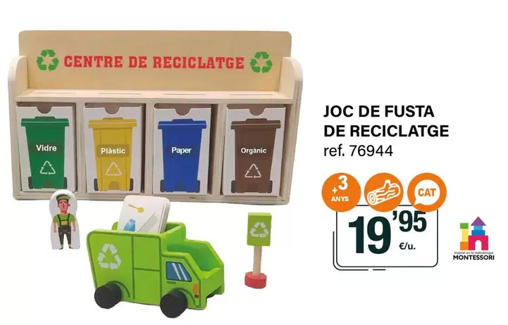 Joc De Fusta De Reciclatge