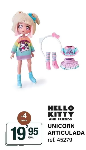 Hello Kitty - Unicorn Articulada