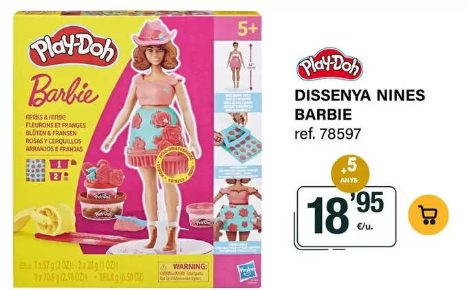 Play-Doh - Disneya Nines Barbie