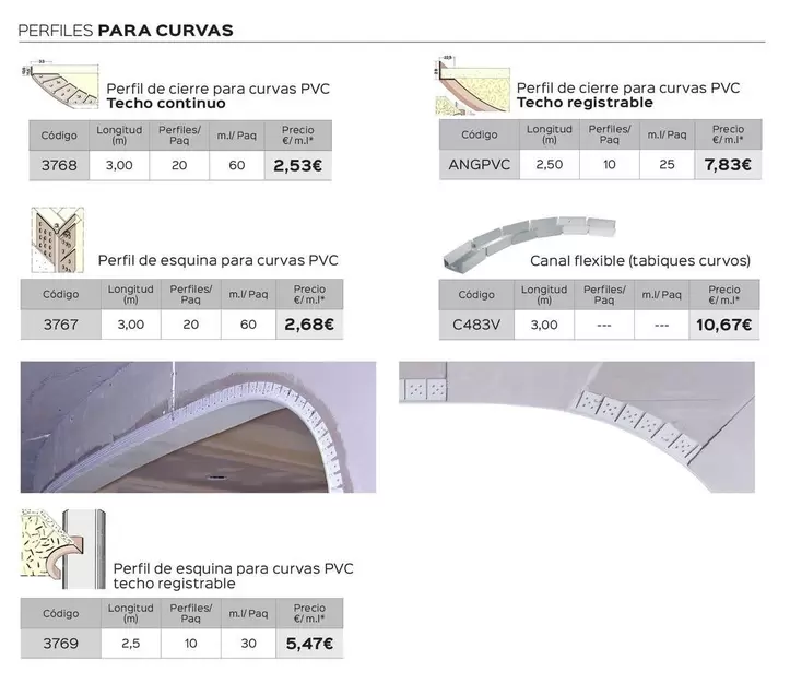 Perfiles Para Curvas