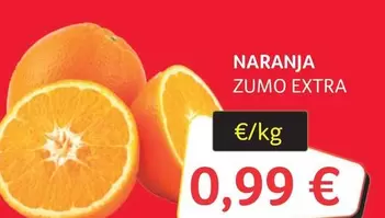 Naranja Zumo Extra