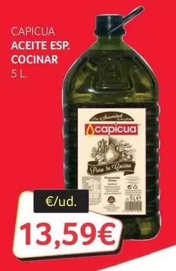 Capicua - Aceite Esp. Cocinar