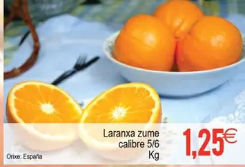 España - Laranxa Zume Calibre 5/6