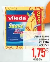 Vileda - Baeta Suave Amarela