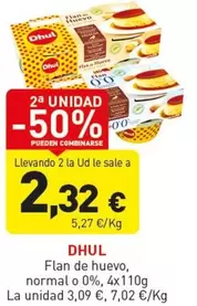 Dhul - Flan De Huevo/ Normal O 0%