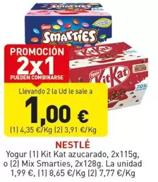 Nestlé - Yogur Kit Kat Azucarado