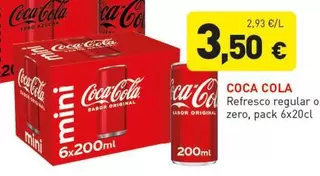 Coca Cola - Refresco Regular O Zero