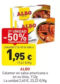 Albo - Calamar En Salsa Americana O En Su Tinta